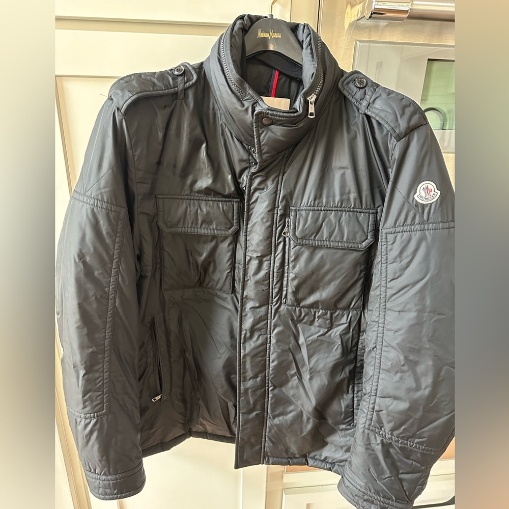 Black Moncler DAUMIER GIUBBOTTO jacket men size 7